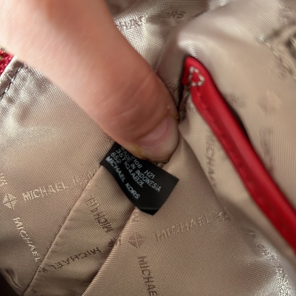 Michael Kora Red Mini Backpack 🎒 - Picture 8 of 8